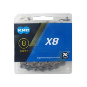 KMC X8 SILVER-N 116L