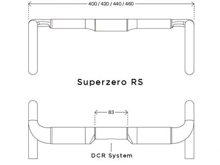 Deda スーパーゼロ RS カーボンバー(31.7mm) , DCR対応