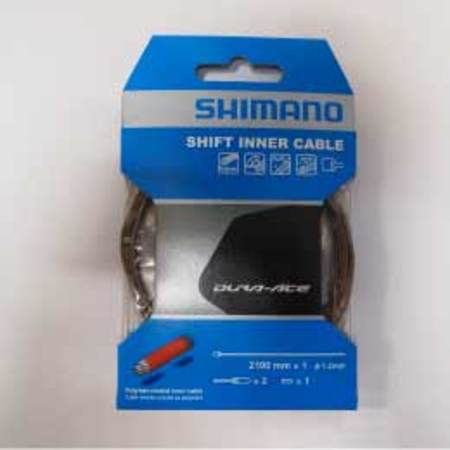SHIMANO 9000ポリマーコート シフトインナーケーブル Φ1.2mm×2100mm
