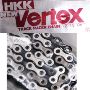 HKK Vertex track racer chain【シルバー】 NJS 1/2"×1/8"